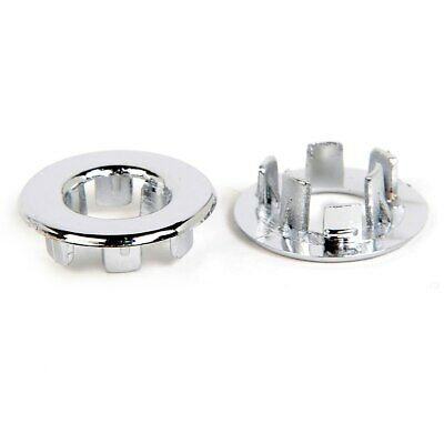 Mustang & Many Fords Grommets Door Lock Knob Chrome Pair (see application list)
