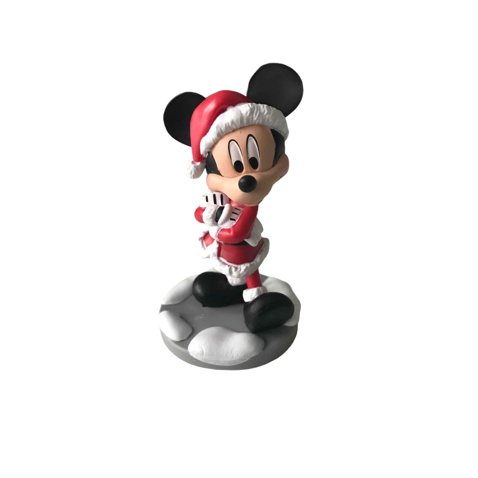Disney Store Mickey Mouse Christmas Figure Cake Topper 2020 NEW PVC