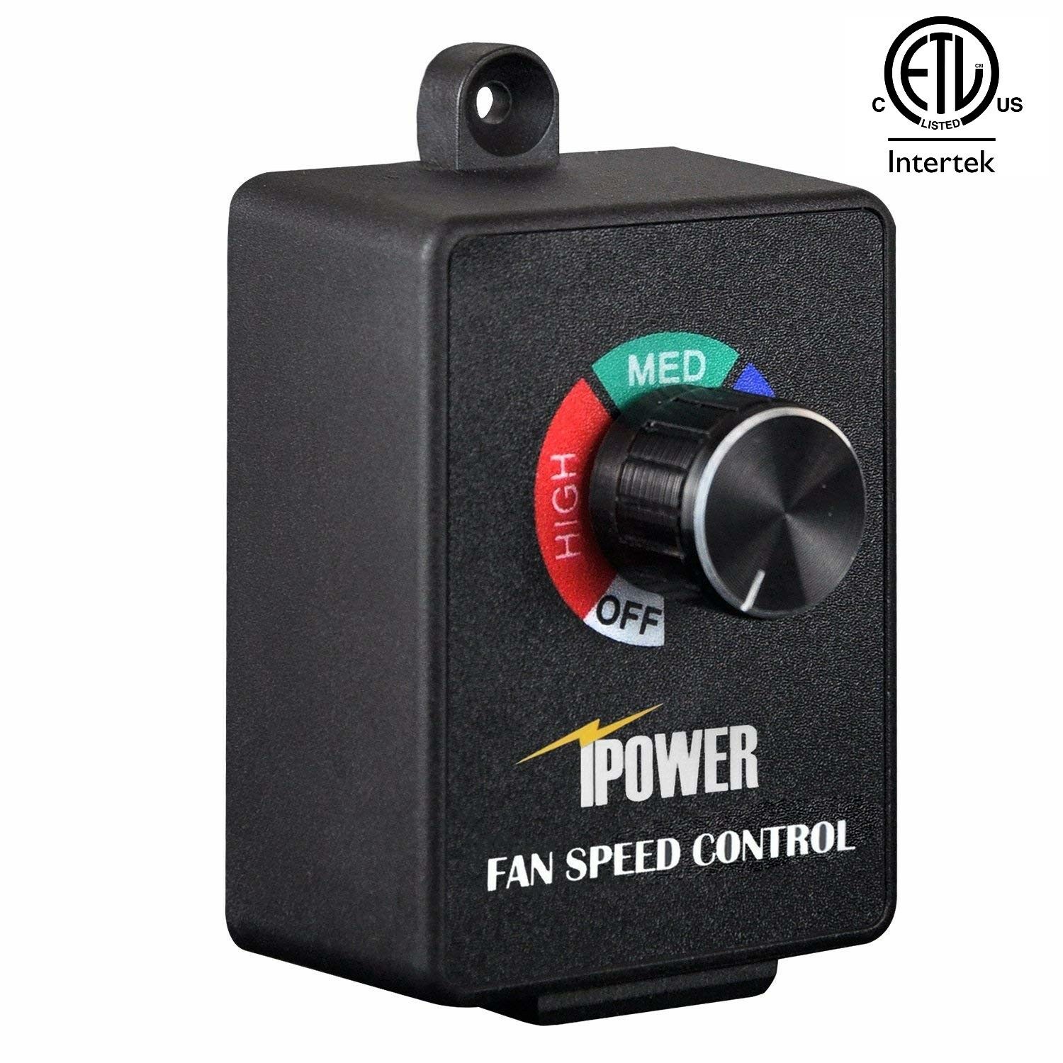 iPower Exhaust Speed Adjuster for Duct Inline Fan Vent Blower HVAC Controls 350W