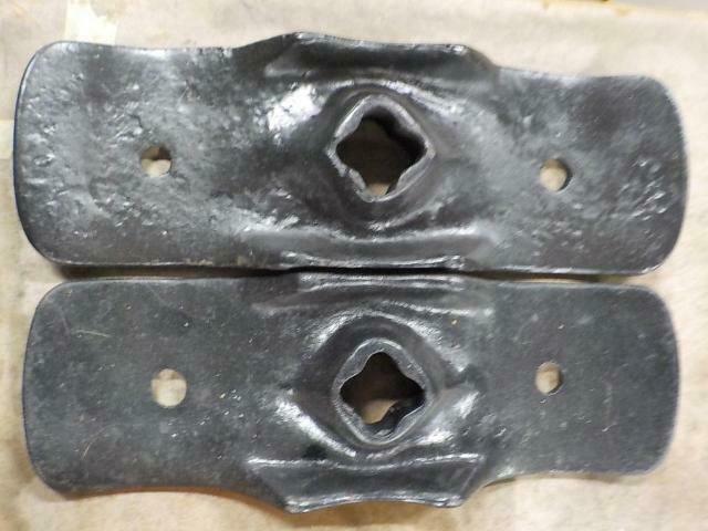 Pair Of Iron Shoe Mold Holder Bases~nice Condition~lot E71