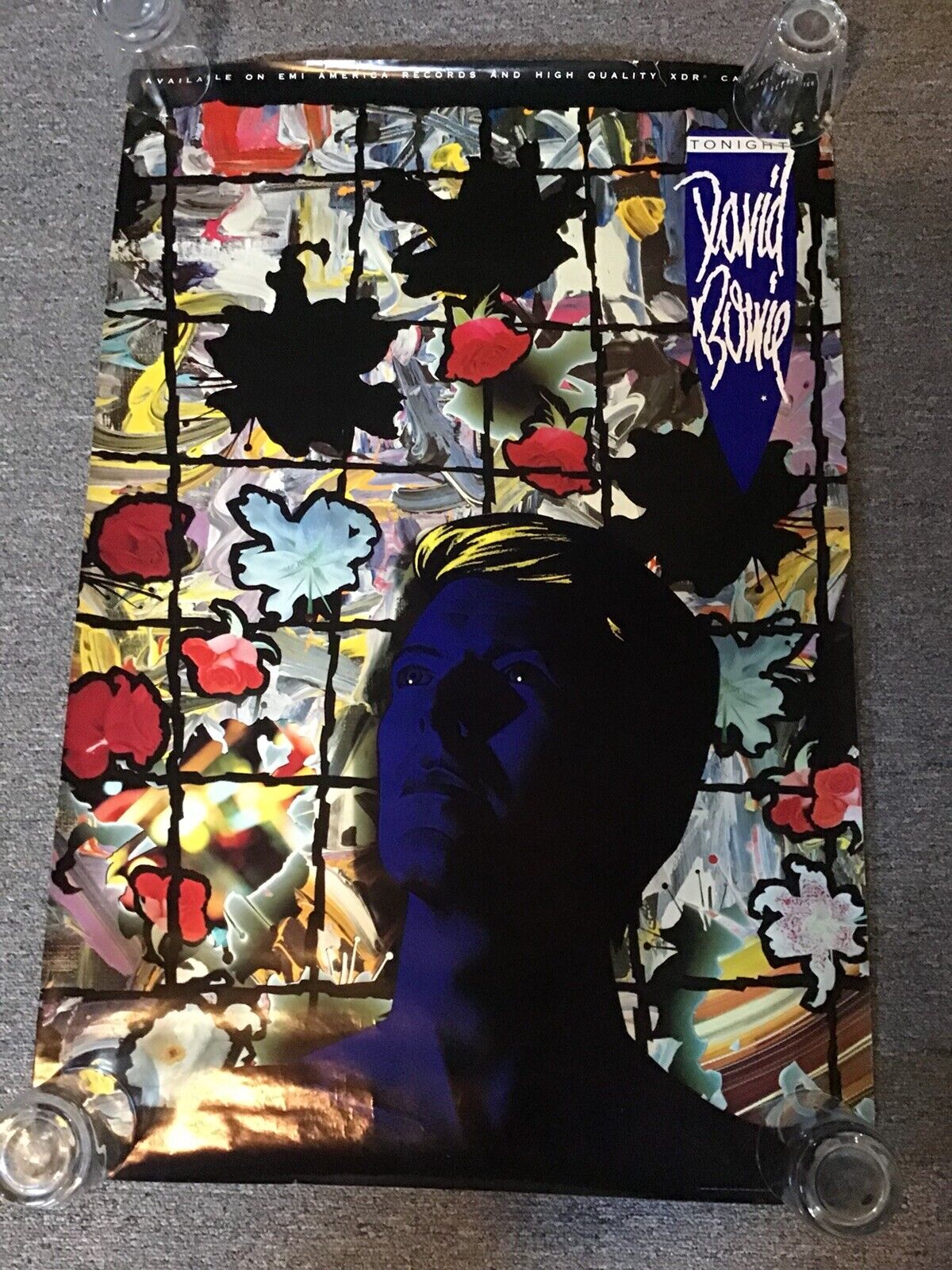 David Bowie Tonight Poster Good Condition Original