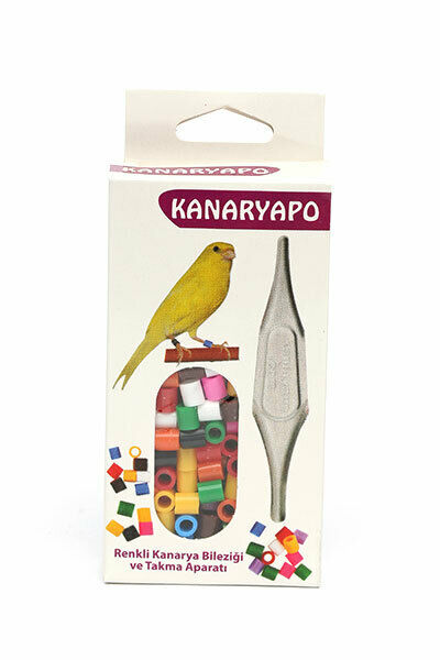 Bird Canary 2.9 Mm Leg Bands Leg Rings Applicator 10 Color Plastic  225 -250 Pcs