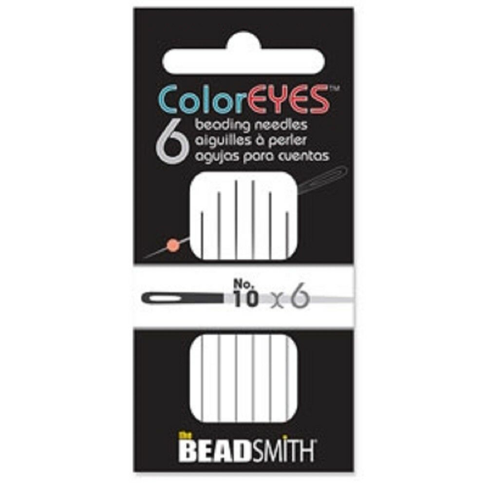 Coloreyes Beading Needles---available In Sizes 10, 11 Or 12---6 Or 25 Per Pack