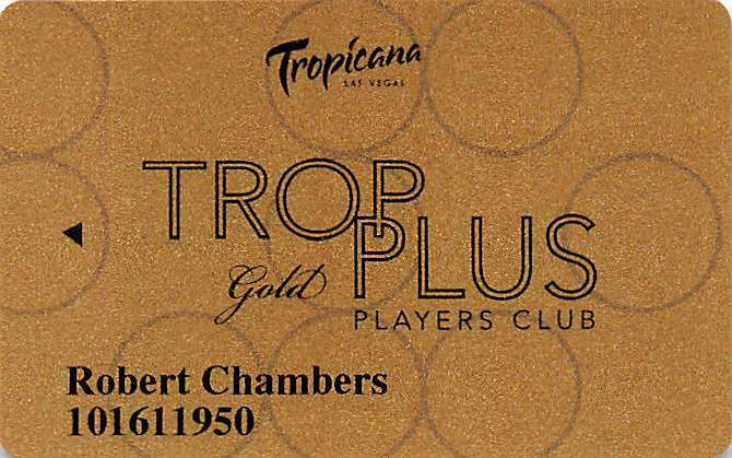 Tropicana Casino - Las Vegas, NV - Slot Card
