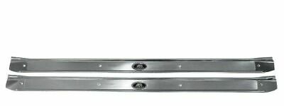1968-72 Gm A Body Concourse Factory Riveted Carpet Door Sill Plates Fisher Pair
