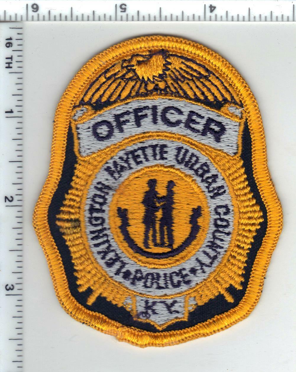 Lexington-fayette Urban County Police (kentucky) 1st Issue Cap/hat Patch