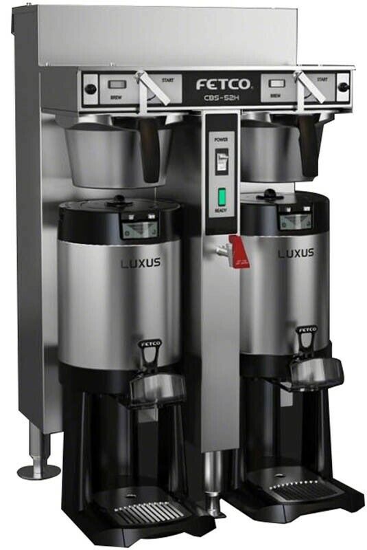 Fetco Ip44 Cbs-52h-15 Twin 1.5 Gallon Coffee Brewer C52246mip **new**